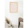 image:imageKate and Laurel Framed Fabric Pinboard 18 x 42 Printed Linen Classic Bulletin Board for Use as a Vision Board or Wall Organization Florence Gold FrameBethany White