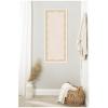 image:imageKate and Laurel Framed Fabric Pinboard 18 x 42 Printed Linen Classic Bulletin Board for Use as a Vision Board or Wall Organization Florence Gold FrameLucie White