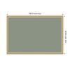 image:imageKate and Laurel Framed Fabric Pinboard 18 x 42 Printed Linen Classic Bulletin Board for Use as a Vision Board or Wall Organization Florence Gold FrameFlorence Gold