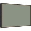 image:imageKate and Laurel Framed Fabric Pinboard 18 x 42 Printed Linen Classic Bulletin Board for Use as a Vision Board or Wall Organization Florence Gold FrameMatinee Black Bronze