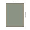 image:imageKate and Laurel Framed Fabric Pinboard 18 x 42 Printed Linen Classic Bulletin Board for Use as a Vision Board or Wall Organization Florence Gold FrameMatinee Black Bronze