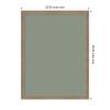 image:imageKate and Laurel Framed Fabric Pinboard 18 x 42 Printed Linen Classic Bulletin Board for Use as a Vision Board or Wall Organization Florence Gold FrameFlorence Light Brown