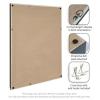 image:imageKate and Laurel Framed Fabric Pinboard 18 x 42 Printed Linen Classic Bulletin Board for Use as a Vision Board or Wall Organization Florence Gold FrameAccent Bronze Narrow