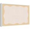 image:imageKate and Laurel Framed Fabric Pinboard 18 x 42 Printed Linen Classic Bulletin Board for Use as a Vision Board or Wall Organization Florence Gold FrameLucie White