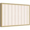 image:imageKate and Laurel Framed Fabric Pinboard 18 x 42 Printed Linen Classic Bulletin Board for Use as a Vision Board or Wall Organization Florence Light Brown FrameFlorence Gold