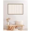image:imageKate and Laurel Framed Fabric Pinboard 18 x 42 Printed Linen Classic Bulletin Board for Use as a Vision Board or Wall Organization Florence Light Brown FrameFlorence Light Brown