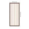 image:imageKate and Laurel Framed Fabric Pinboard 18 x 42 Printed Linen Classic Bulletin Board for Use as a Vision Board or Wall Organization Florence Light Brown FrameFlorence Medium Brown
