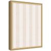 image:imageKate and Laurel Framed Fabric Pinboard 18 x 42 Printed Linen Classic Bulletin Board for Use as a Vision Board or Wall Organization Florence Light Brown FrameFlorence Gold