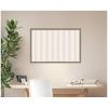 image:imageKate and Laurel Framed Fabric Pinboard 18 x 42 Printed Linen Classic Bulletin Board for Use as a Vision Board or Wall Organization Florence Light Brown FrameFlorence Light Brown