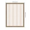 image:imageKate and Laurel Framed Fabric Pinboard 18 x 42 Printed Linen Classic Bulletin Board for Use as a Vision Board or Wall Organization Florence Light Brown FrameFlorence Light Brown