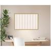 image:imageKate and Laurel Framed Fabric Pinboard 18 x 42 Printed Linen Classic Bulletin Board for Use as a Vision Board or Wall Organization Florence Light Brown FrameFlorence Gold