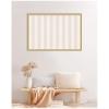 image:imageKate and Laurel Framed Fabric Pinboard 18 x 42 Printed Linen Classic Bulletin Board for Use as a Vision Board or Wall Organization Florence Light Brown FrameFlorence Gold