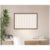 image:imageKate and Laurel Framed Fabric Pinboard 18 x 42 Printed Linen Classic Bulletin Board for Use as a Vision Board or Wall Organization Florence Light Brown FrameFlorence Medium Brown