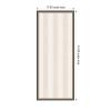 image:imageKate and Laurel Framed Fabric Pinboard 18 x 42 Printed Linen Classic Bulletin Board for Use as a Vision Board or Wall Organization Florence Light Brown FrameMatinee Black Bronze