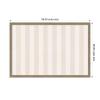 image:imageKate and Laurel Framed Fabric Pinboard 18 x 42 Printed Linen Classic Bulletin Board for Use as a Vision Board or Wall Organization Florence Light Brown FrameFlorence Light Brown
