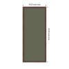image:imageKate and Laurel Framed Fabric Pinboard 18 x 42 Printed Linen Classic Bulletin Board for Use as a Vision Board or Wall Organization Florence Medium Brown FrameFlorence Medium Brown
