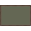 image:imageKate and Laurel Framed Fabric Pinboard 18 x 42 Printed Linen Classic Bulletin Board for Use as a Vision Board or Wall Organization Florence Medium Brown FrameFlorence Medium Brown