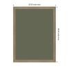 image:imageKate and Laurel Framed Fabric Pinboard 18 x 42 Printed Linen Classic Bulletin Board for Use as a Vision Board or Wall Organization Florence Medium Brown FrameFlorence Light Brown