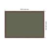 image:imageKate and Laurel Framed Fabric Pinboard 18 x 42 Printed Linen Classic Bulletin Board for Use as a Vision Board or Wall Organization Florence Medium Brown FrameFlorence Medium Brown