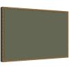 image:imageKate and Laurel Framed Fabric Pinboard 18 x 42 Printed Linen Classic Bulletin Board for Use as a Vision Board or Wall Organization Florence Medium Brown FrameBelvedere Bronze