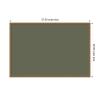 image:imageKate and Laurel Framed Fabric Pinboard 18 x 42 Printed Linen Classic Bulletin Board for Use as a Vision Board or Wall Organization Florence Medium Brown FrameBelvedere Bronze