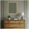 image:imageKate and Laurel Framed Fabric Pinboard 18 x 42 Printed Linen Classic Bulletin Board for Use as a Vision Board or Wall Organization Florence Medium Brown FrameFlorence Gold