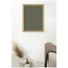image:imageKate and Laurel Framed Fabric Pinboard 18 x 42 Printed Linen Classic Bulletin Board for Use as a Vision Board or Wall Organization Florence Medium Brown FrameFlorence Gold