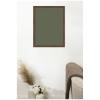 image:imageKate and Laurel Framed Fabric Pinboard 18 x 42 Printed Linen Classic Bulletin Board for Use as a Vision Board or Wall Organization Florence Medium Brown FrameFlorence Medium Brown