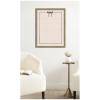 image:imageKate and Laurel Framed Fabric Pinboard 19 x 25 Printed Linen Decorative Bulletin Board for Use as a Vision Board or Wall Organization Matinee Black Bronze FrameFlorence Light Brown