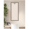 image:imageKate and Laurel Framed Fabric Pinboard 19 x 25 Printed Linen Decorative Bulletin Board for Use as a Vision Board or Wall Organization Matinee Black Bronze FrameMatinee Black Bronze
