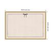 image:imageKate and Laurel Framed Fabric Pinboard 19 x 25 Printed Linen Decorative Bulletin Board for Use as a Vision Board or Wall Organization Matinee Black Bronze FrameFlorence Gold