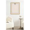 image:imageKate and Laurel Framed Fabric Pinboard 19 x 25 Printed Linen Decorative Bulletin Board for Use as a Vision Board or Wall Organization Matinee Black Bronze FrameFlorence Gold