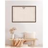 image:imageKate and Laurel Framed Fabric Pinboard 19 x 25 Printed Linen Decorative Bulletin Board for Use as a Vision Board or Wall Organization Matinee Black Bronze FrameFlorence Medium Brown