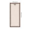 image:imageKate and Laurel Framed Fabric Pinboard 19 x 25 Printed Linen Decorative Bulletin Board for Use as a Vision Board or Wall Organization Matinee Black Bronze FrameFlorence Medium Brown