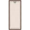 image:imageKate and Laurel Framed Fabric Pinboard 19 x 25 Printed Linen Decorative Bulletin Board for Use as a Vision Board or Wall Organization Matinee Black Bronze FrameFlorence Medium Brown