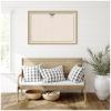 image:imageKate and Laurel Framed Fabric Pinboard 19 x 25 Printed Linen Decorative Bulletin Board for Use as a Vision Board or Wall Organization Matinee Black Bronze FrameFlorence Gold