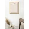 image:imageKate and Laurel Framed Fabric Pinboard 19 x 25 Printed Linen Decorative Bulletin Board for Use as a Vision Board or Wall Organization Matinee Black Bronze FrameFlorence Gold