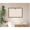 image:imageKate and Laurel Framed Fabric Pinboard 19 x 25 Printed Linen Decorative Bulletin Board for Use as a Vision Board or Wall Organization Matinee Black Bronze FrameFlorence Medium Brown
