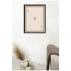 image:imageKate and Laurel Framed Fabric Pinboard 19 x 25 Printed Linen Rustic Farmhouse Bulletin Board for Use as a Vision Board or Wall Organization Hardwood Wedge White Wash FrameLucie Black