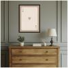 image:imageKate and Laurel Framed Fabric Pinboard 19 x 25 Printed Linen Rustic Farmhouse Bulletin Board for Use as a Vision Board or Wall Organization Hardwood Wedge White Wash FrameLucie Black