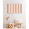 image:imageKate and Laurel Framed Fabric Pinboard 37 x 25 Printed Linen Decorative Bulletin Board for Use as a Vision Board or Wall Organization Matinee Black Bronze FrameHardwood Wedge White Wash