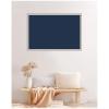 image:imageKate and Laurel Framed Fabric Pinboard 37 x 25 Printed Linen Decorative Bulletin Board for Use as a Vision Board or Wall Organization Matinee Black Bronze FrameFlorence Silver