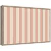 image:imageKate and Laurel Framed Fabric Pinboard 37 x 25 Printed Linen Decorative Bulletin Board for Use as a Vision Board or Wall Organization Matinee Black Bronze FrameHardwood Wedge White Wash