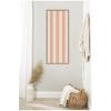 image:imageKate and Laurel Framed Fabric Pinboard 37 x 25 Printed Linen Decorative Bulletin Board for Use as a Vision Board or Wall Organization Matinee Black Bronze FrameHardwood Wedge White Wash