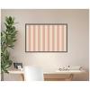 image:imageKate and Laurel Framed Fabric Pinboard 37 x 25 Printed Linen Decorative Bulletin Board for Use as a Vision Board or Wall Organization Matinee Black Bronze FrameMatinee Black Bronze