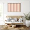 image:imageKate and Laurel Framed Fabric Pinboard 37 x 25 Printed Linen Decorative Bulletin Board for Use as a Vision Board or Wall Organization Matinee Black Bronze FrameHardwood Wedge White Wash