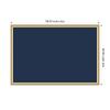 image:imageKate and Laurel Framed Fabric Pinboard 37 x 25 Printed Linen Decorative Bulletin Board for Use as a Vision Board or Wall Organization Matinee Black Bronze FrameFlorence Gold