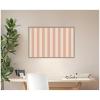 image:imageKate and Laurel Framed Fabric Pinboard 37 x 25 Printed Linen Decorative Bulletin Board for Use as a Vision Board or Wall Organization Matinee Black Bronze FrameHardwood Wedge White Wash