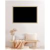 image:imageKate and Laurel Framed Fabric Pinboard 38 x 26 Printed Linen Classic Bulletin Board for Use as a Vision Board or Wall Organization Florence Gold FrameFlorence Gold