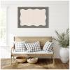 image:imageKate and Laurel Framed Fabric Pinboard 38 x 26 Printed Linen Classic Bulletin Board for Use as a Vision Board or Wall Organization Florence Gold FrameFlorence Light Brown